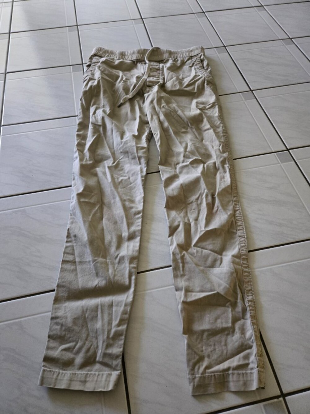 Standard James Perse Soft Drape Utility Pants Khaki 0 - Picture 2 of 5